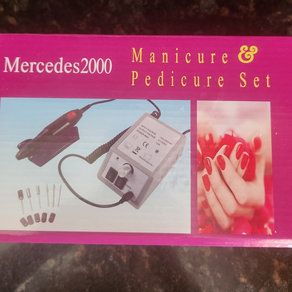 Manicure & Pedicure Professional Electric Nail Machine Set